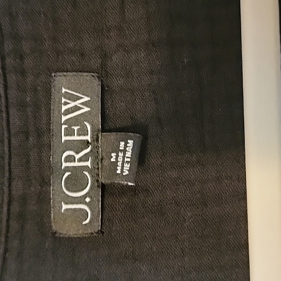 J Crew Re-Imagined black gauzy cotton mini dress - Picture 4 of 7